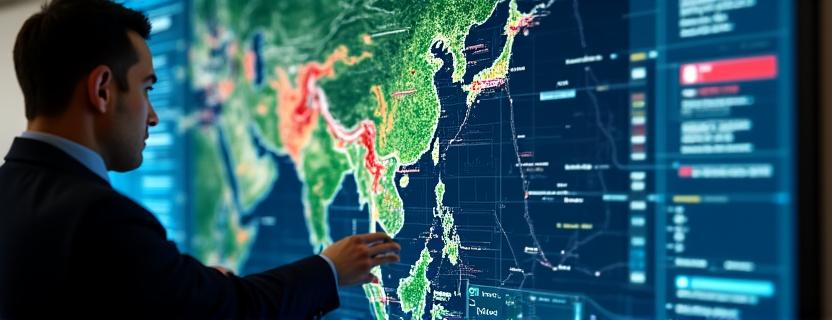 인터랙티브 지도 시각화 대시보드